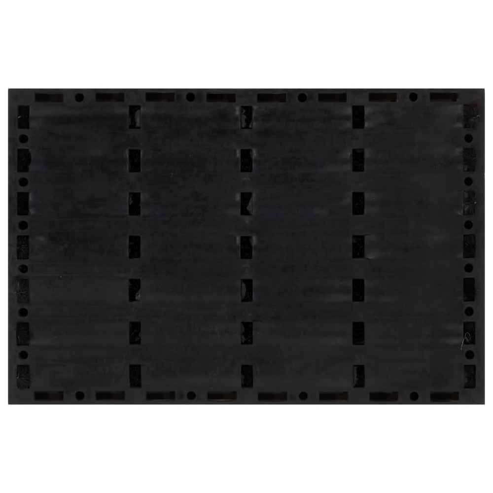 Vidaxx Felpudo rectangular 40x60 cm caucho y fibra de coco