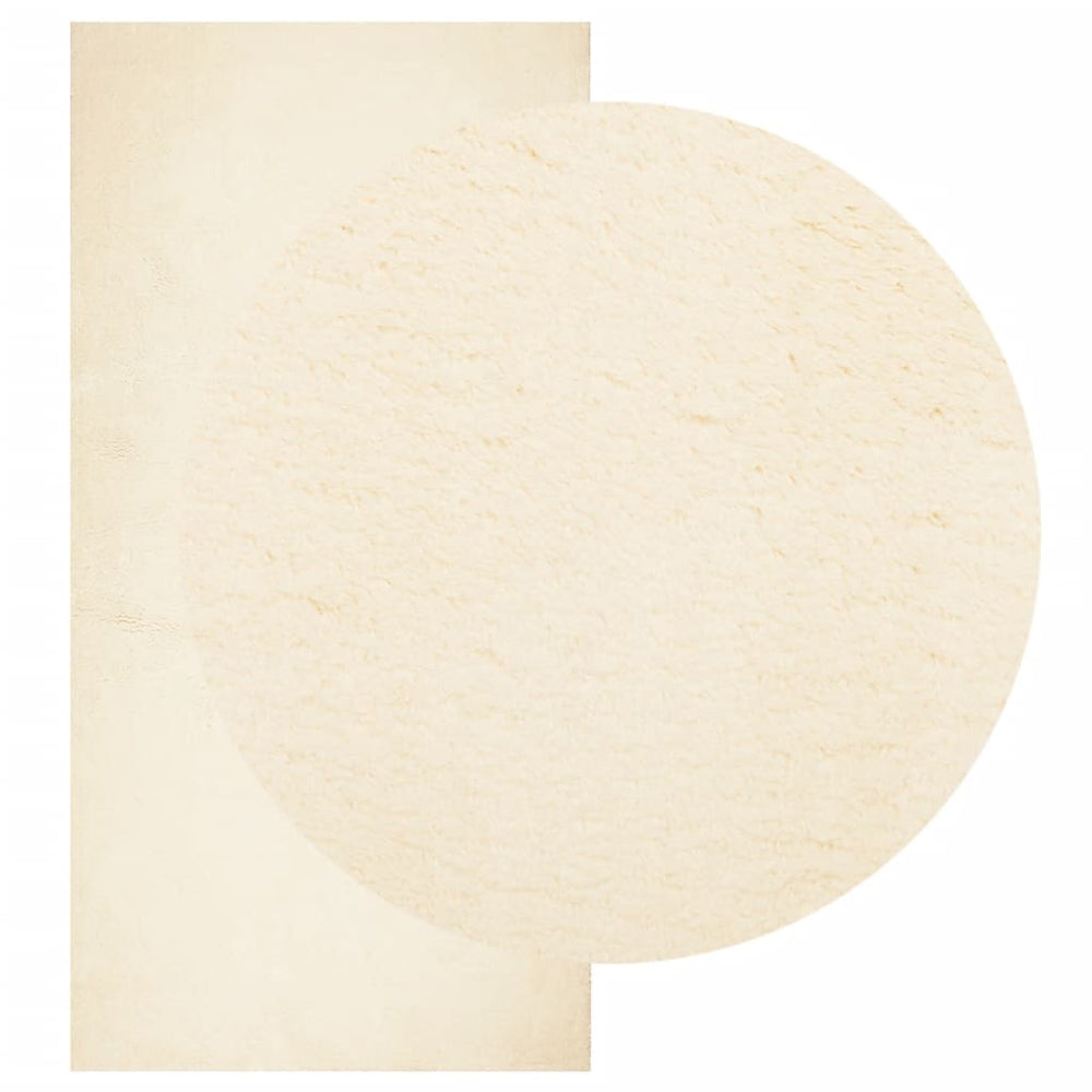 Vidaxx rug huarte short pile soft washable 100x200 cm cream