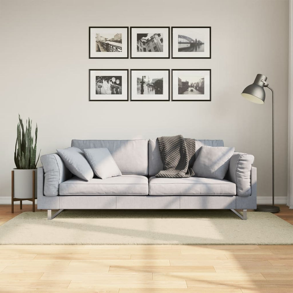 Vidaxx rug huarte short pile soft washable 100x200 cm cream