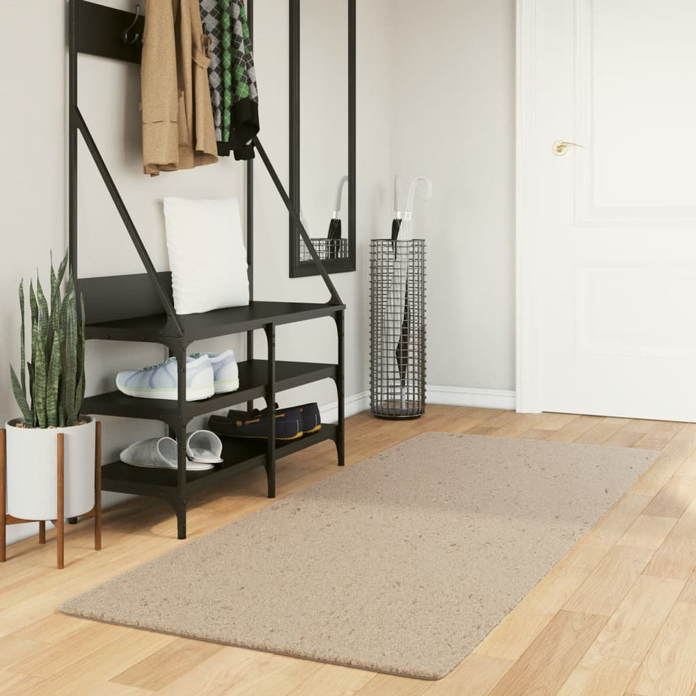 Vidaxx rug huarte short pile soft washable 80x200 cm sand-colored