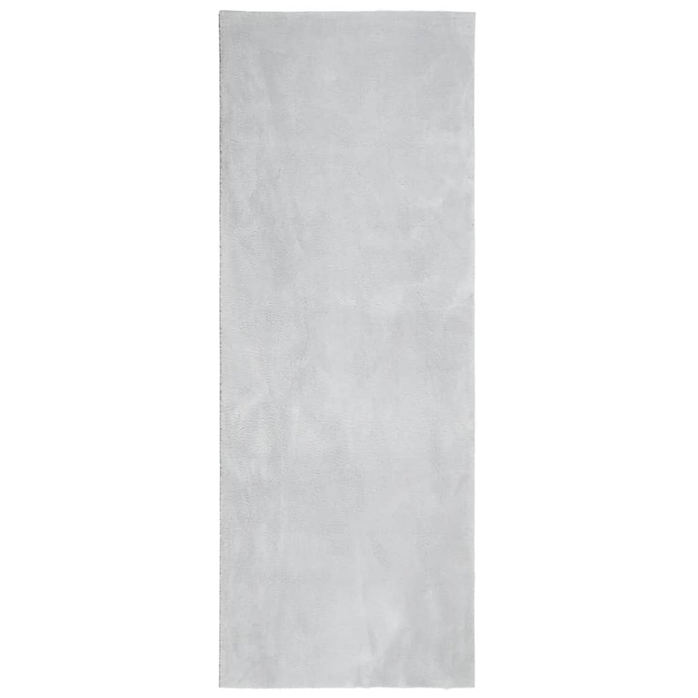 VidaXL rug huarte short pile soft washable 80x200 cm gray