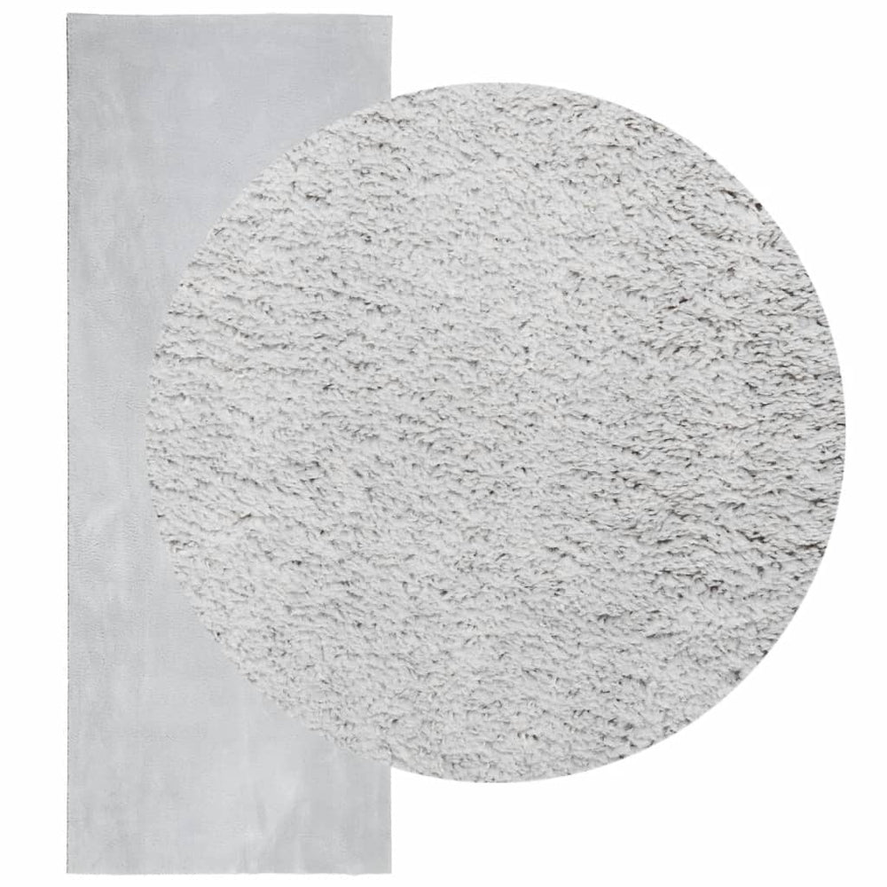 VidaXL rug huarte short pile soft washable 80x200 cm gray