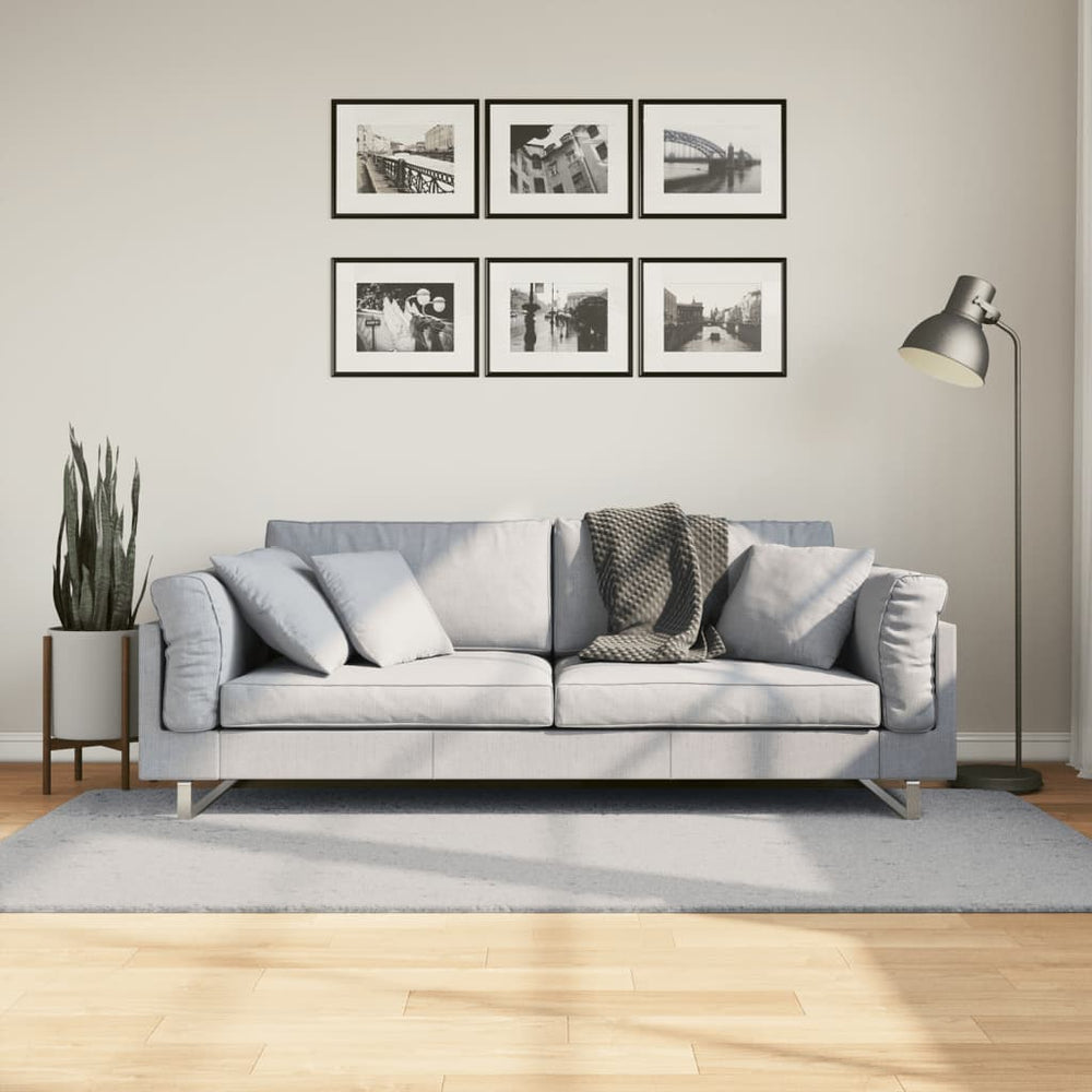 Vidaxx rug huarte short pile soft washable 100x200 cm gray