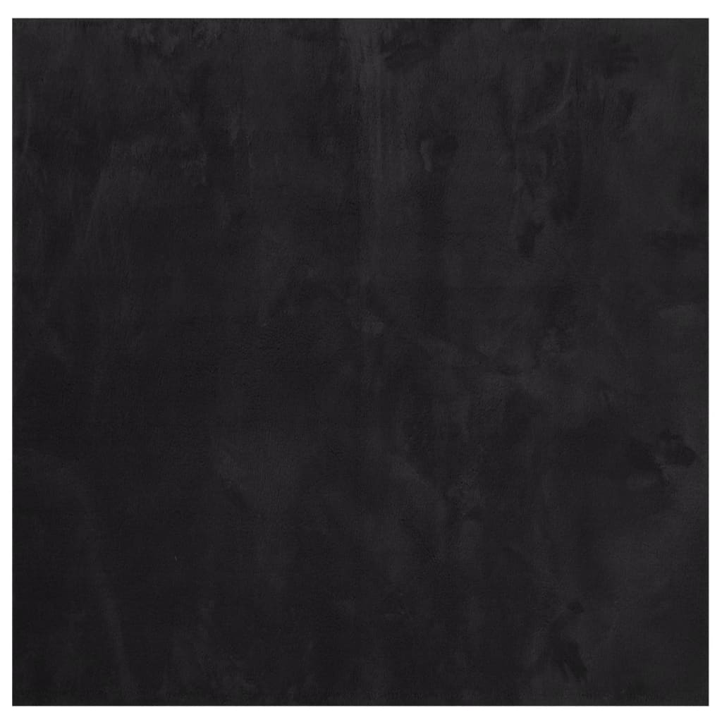 Vidaxx rug huarte short pile soft washable 160x160 cm black