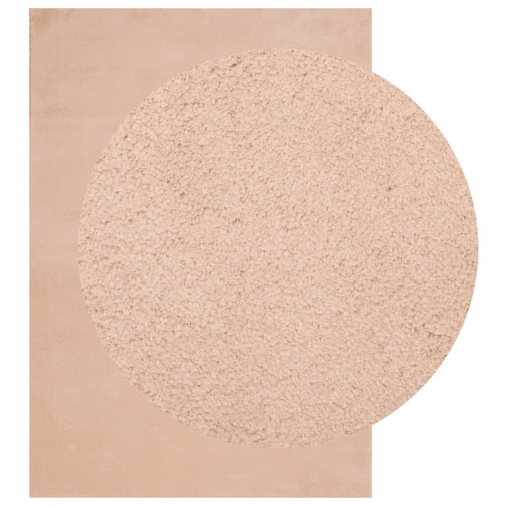 Vidaxx matta huarte kort lugg mjuk tvättbar 140x200 cm rosa