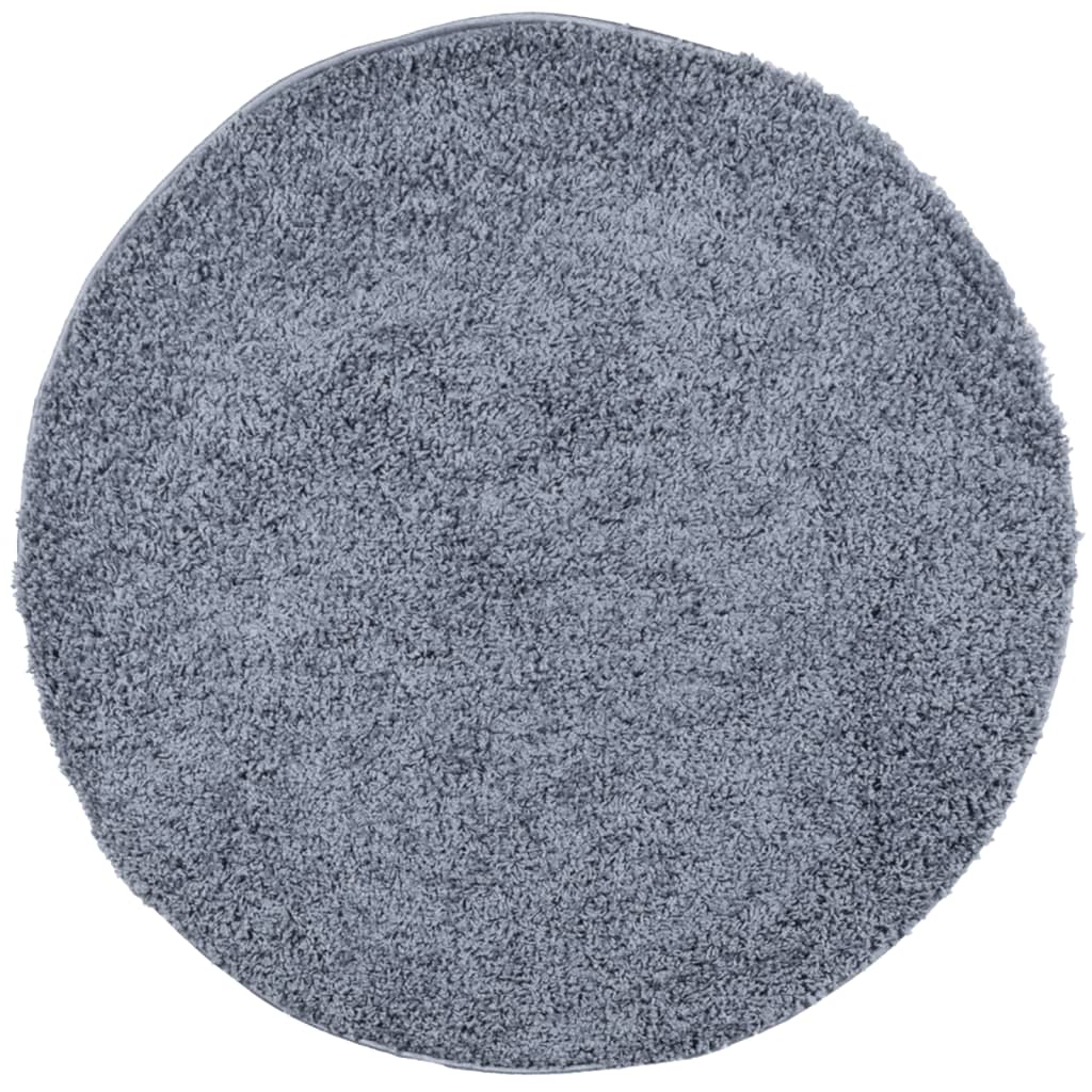 VidaXL rug pamplona shaggy deep pile modern ø 120 cm blue