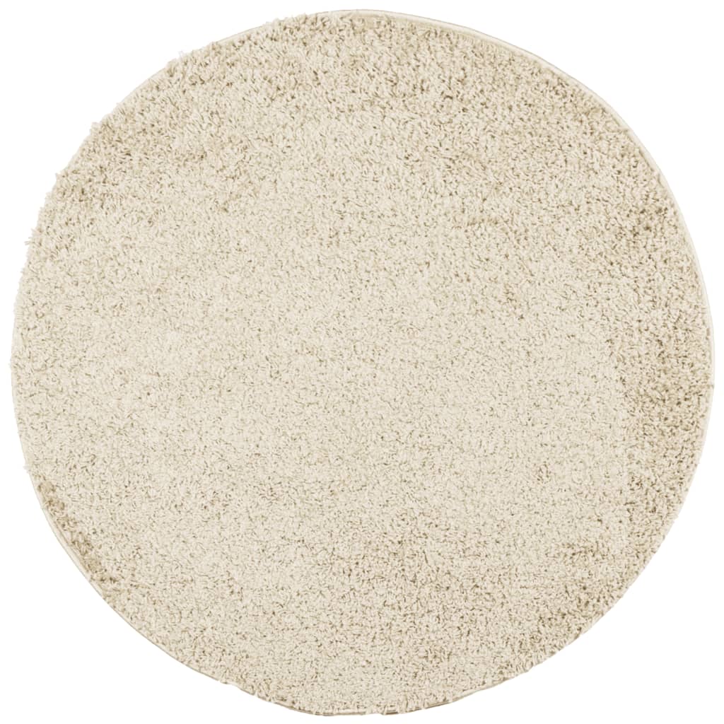 Vidaxx Teppich Pamplona Shaggy Hochflor modern ø 160 cm Goldfarbe