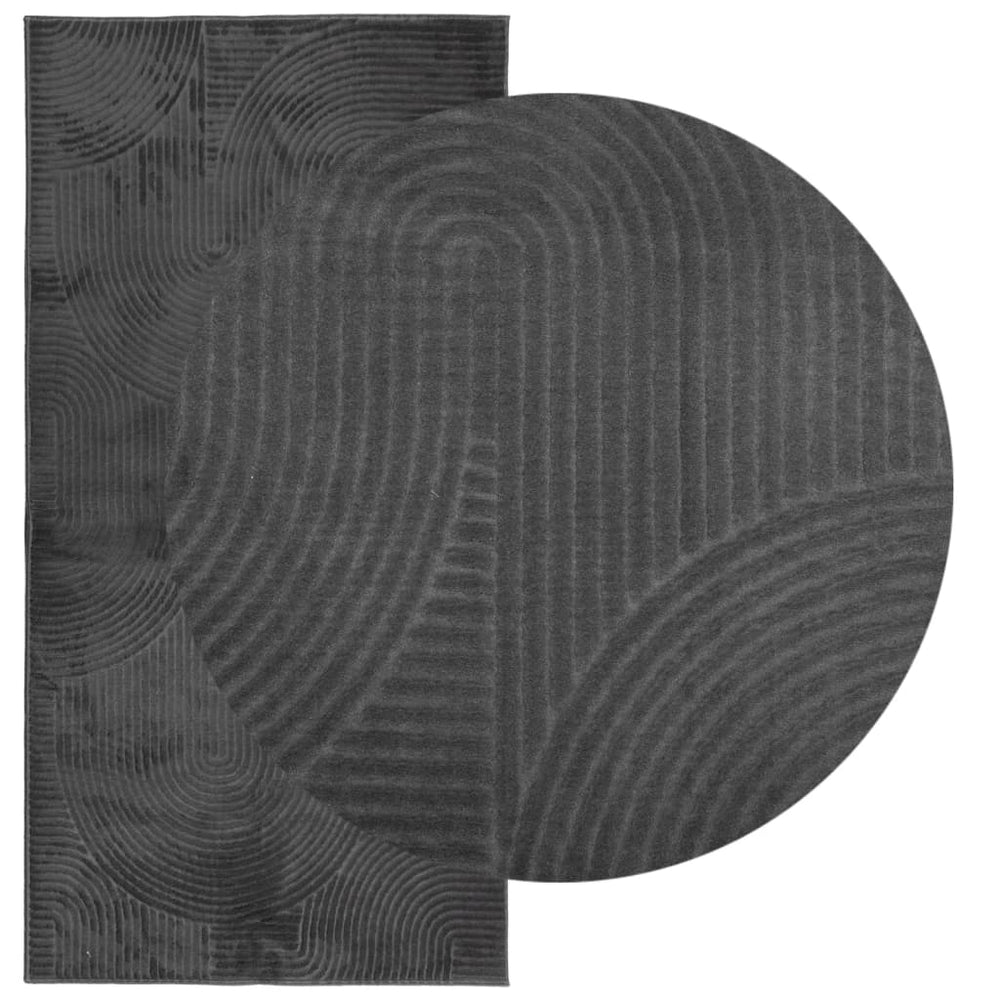 VidaXL rug iza low pile scandinavian 100x200 cm anthracite