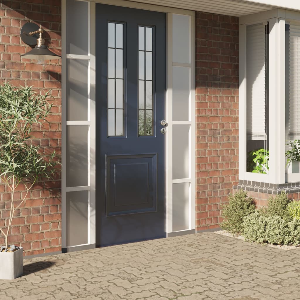 Vidaxx Fensterfolie statisch mattgrau 60 x 2000 cm PVC