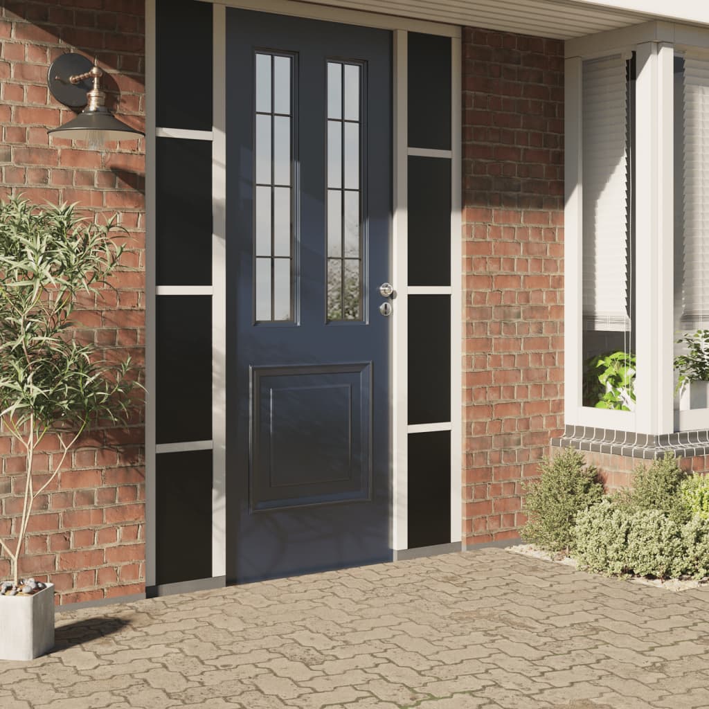 Vidaxx Fensterfolie statisch mattschwarz 60 x 2000 cm PVC