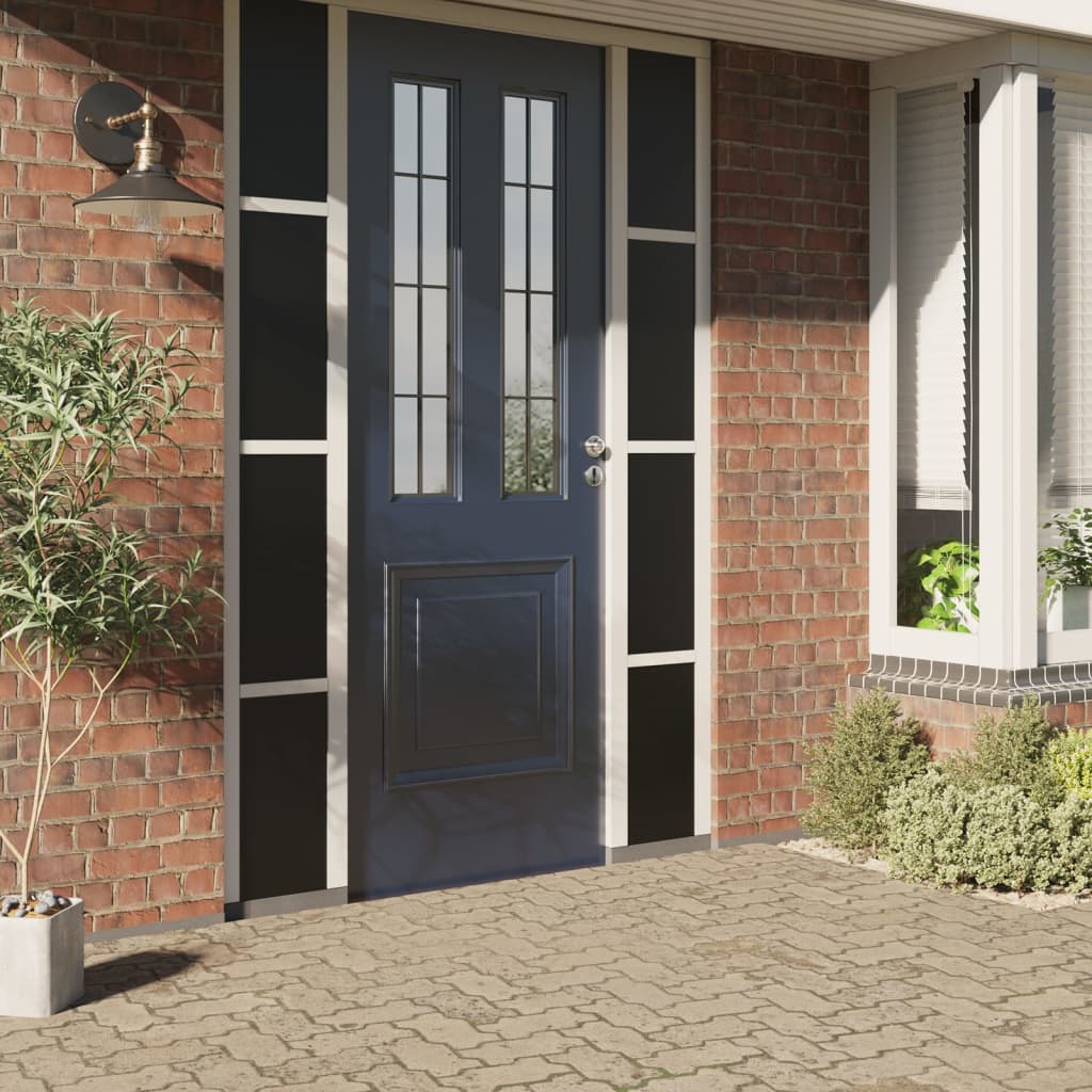 Vidaxx Fensterfolie statisch mattschwarz 90 x 500 cm PVC