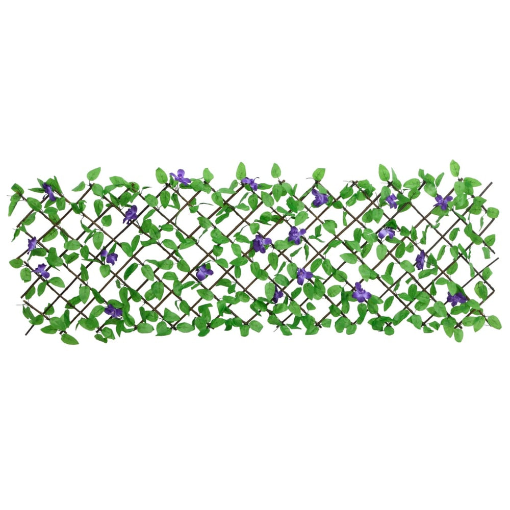 Vidaxl plante artificielle Ivy sur latwerk extraidable 180x70 cm vert