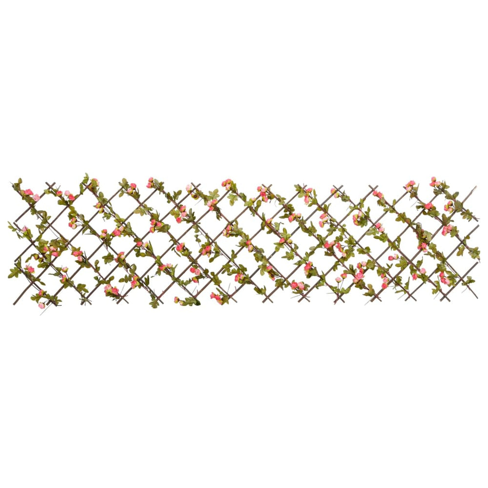 Vidaxl Ivy di pianta artificiale su latwerk extraidable 180x60 cm rosa scuro