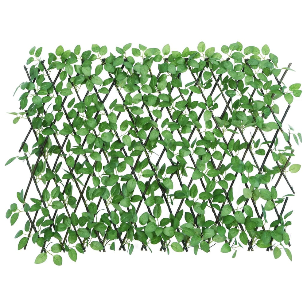 Vidaxl Ivy di pianta artificiale su latwerk eccessivo 180x65 cm verde