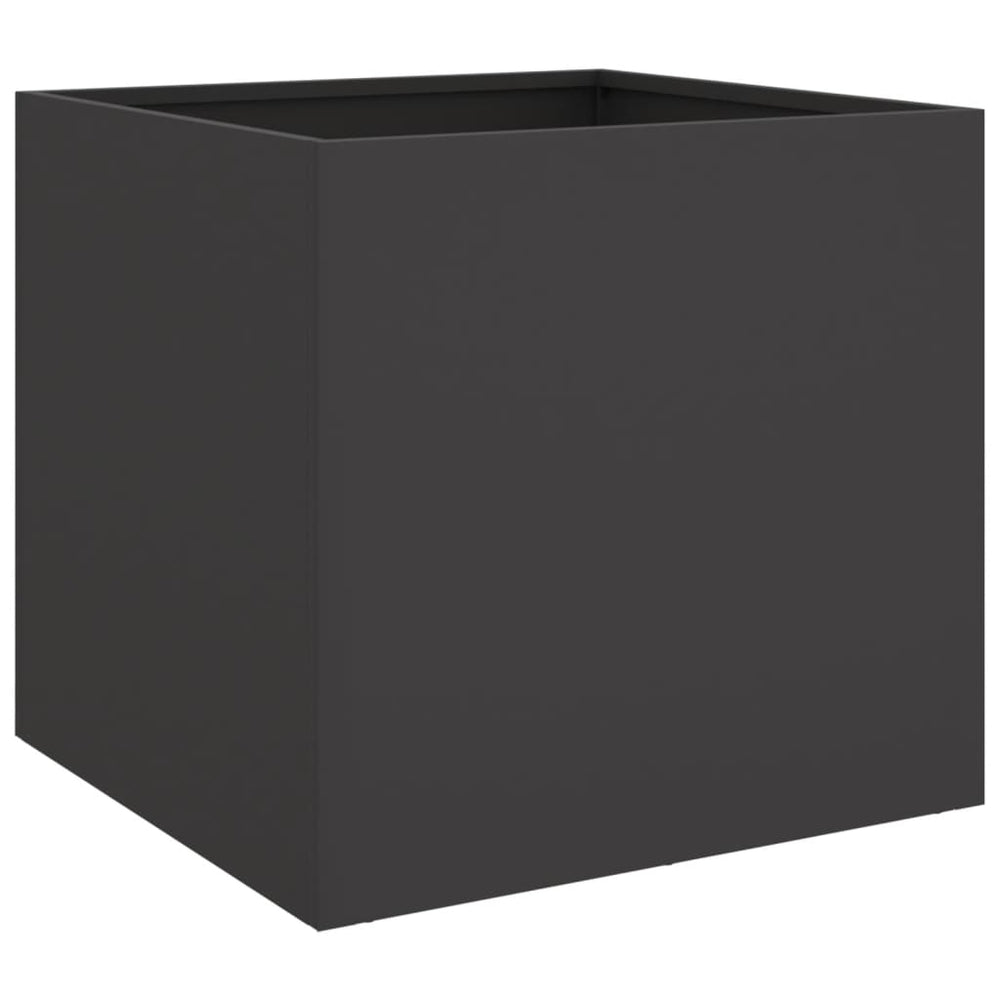 Vidaxl planter 42x40x39 cm steel black