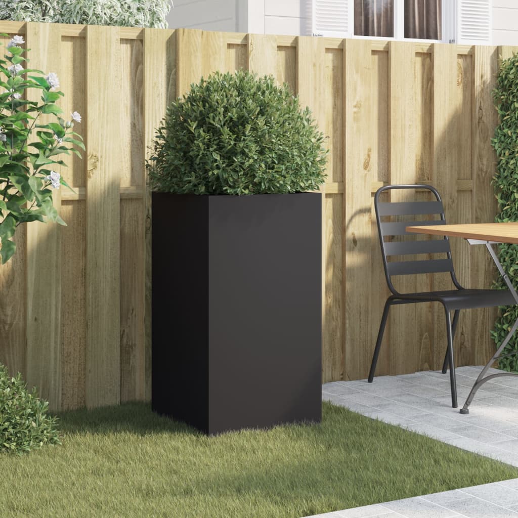 Vidaxx planter 42x38x75 cm steel black