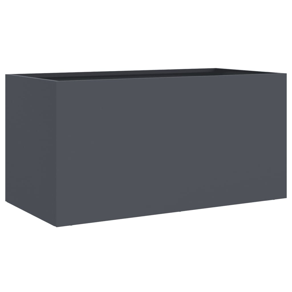 Vidaxx planter 62x30x29 cm steel anthracite