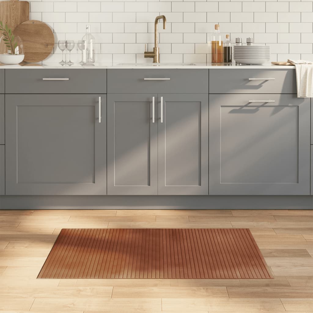 Vidaxx rectangular rug 60x100 cm bamboo brown