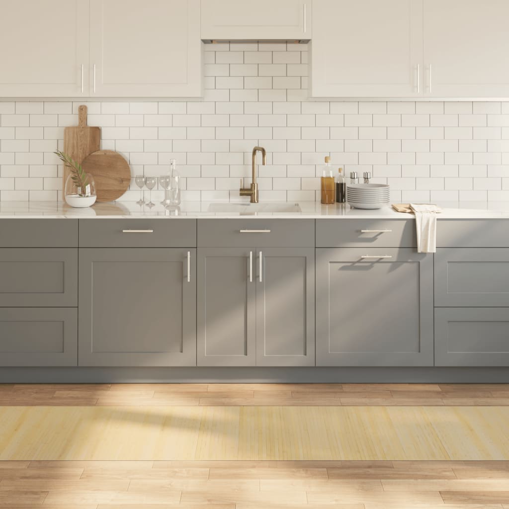 Tapete retangular Vidaxx 60x300 cm bambu claro natural