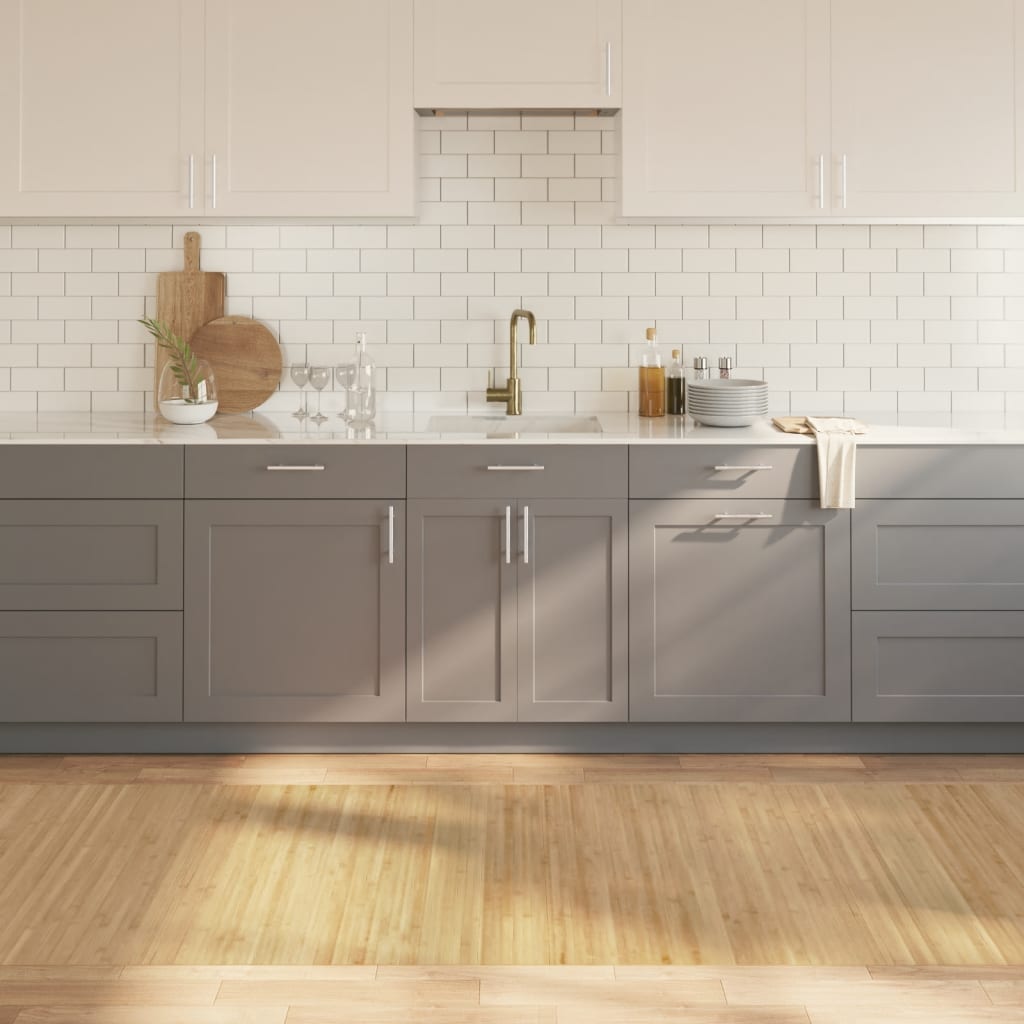 Vidaxx tapis rectangulaire 100x300 cm bambou naturel clair