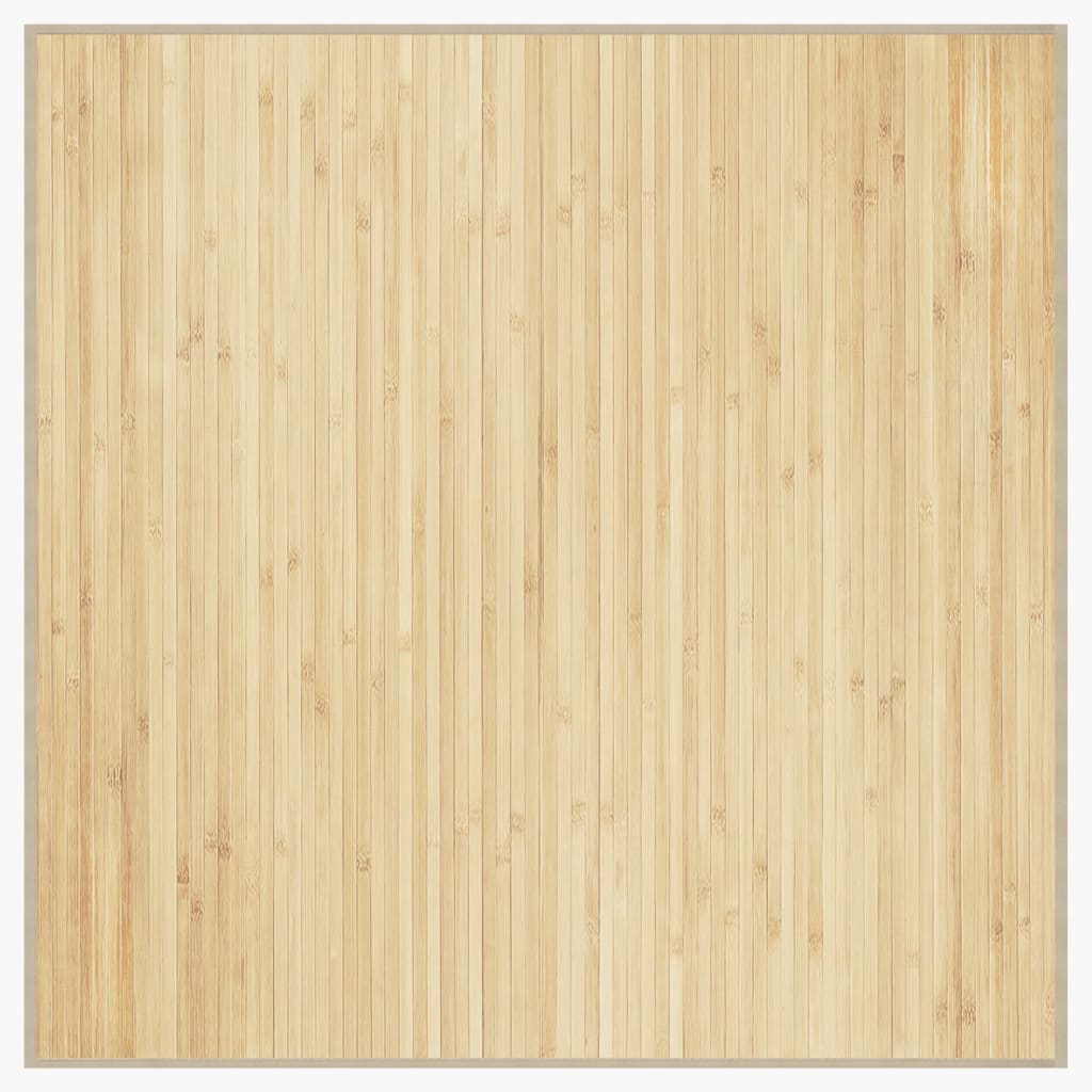 Vidaxx matta fyrkantig 100x100 cm bambu ljus natur