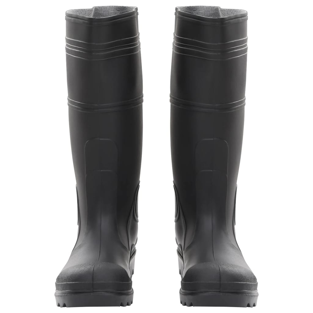 VidaXL bottes de pluie taille 40 PVC noir