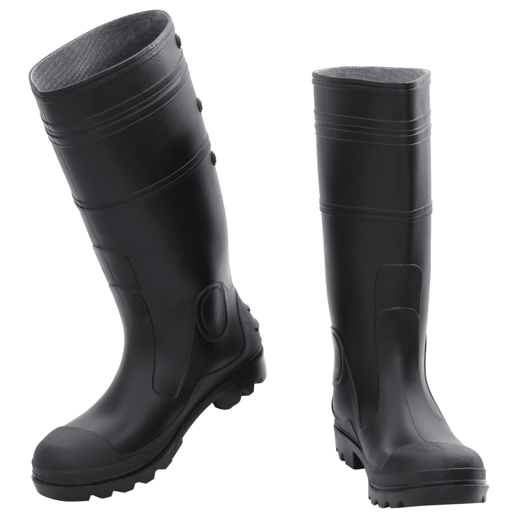 VidaXL bottes de pluie taille 41 PVC noir