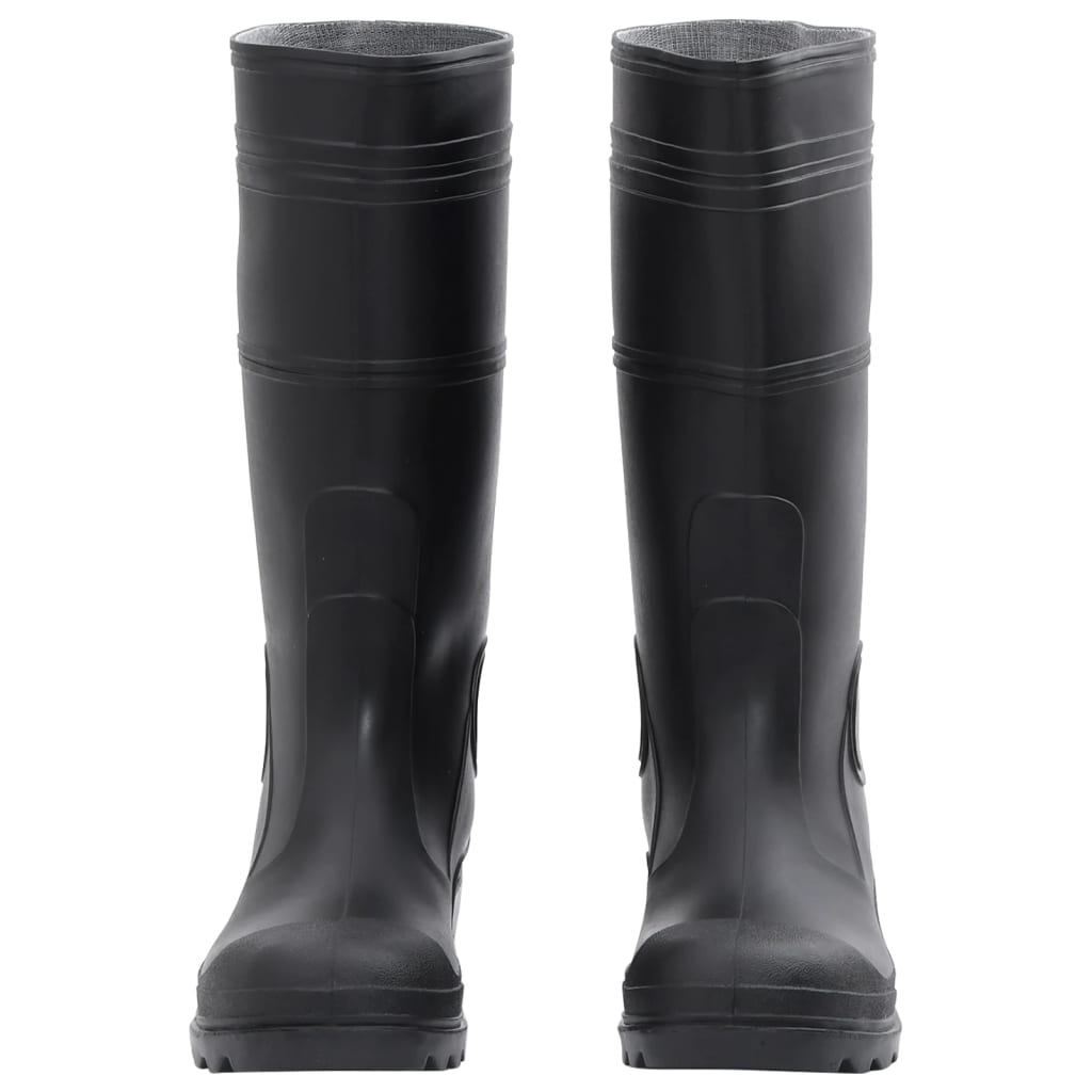 VidaXL bottes de pluie taille 41 PVC noir