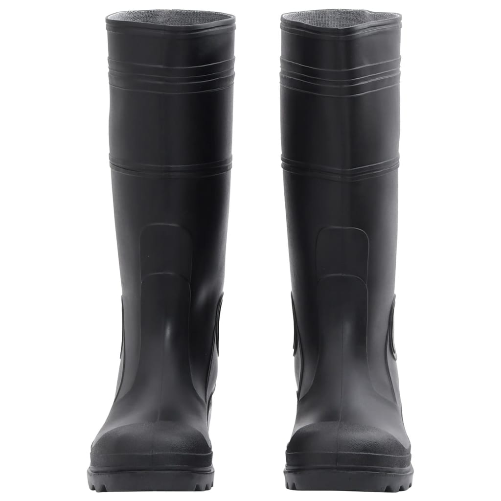 VidaXL bottes de pluie taille 43 PVC noir