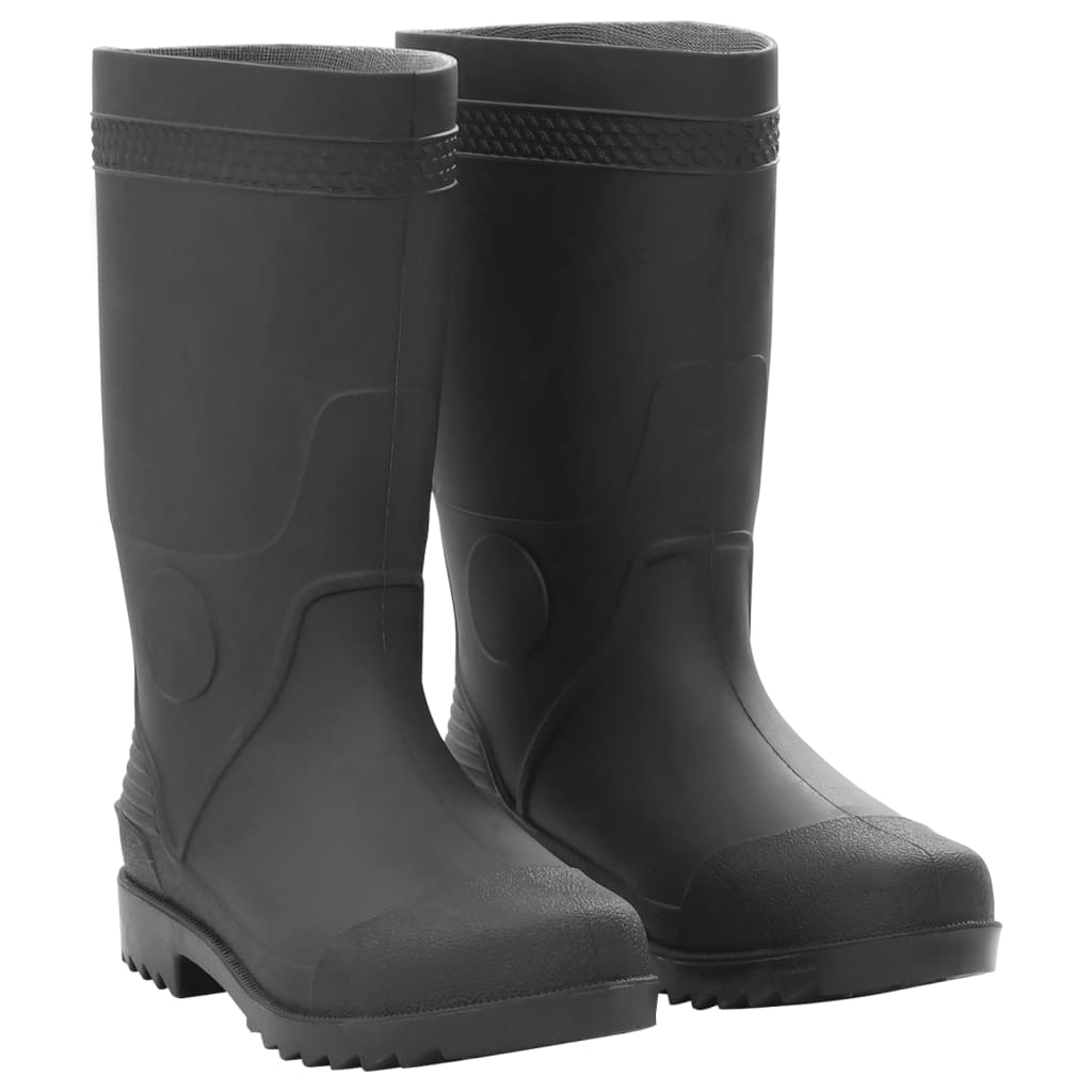 VidaXL bottes de pluie taille 40 PVC noir