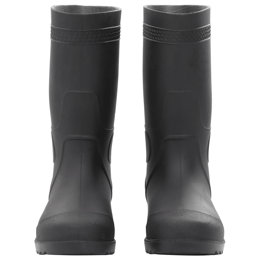 VidaXL bottes de pluie taille 40 PVC noir