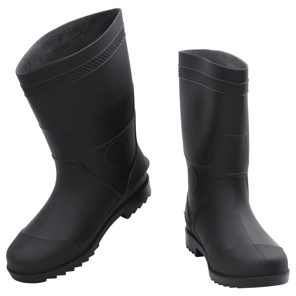 VidaXL bottes de pluie taille 41 PVC noir