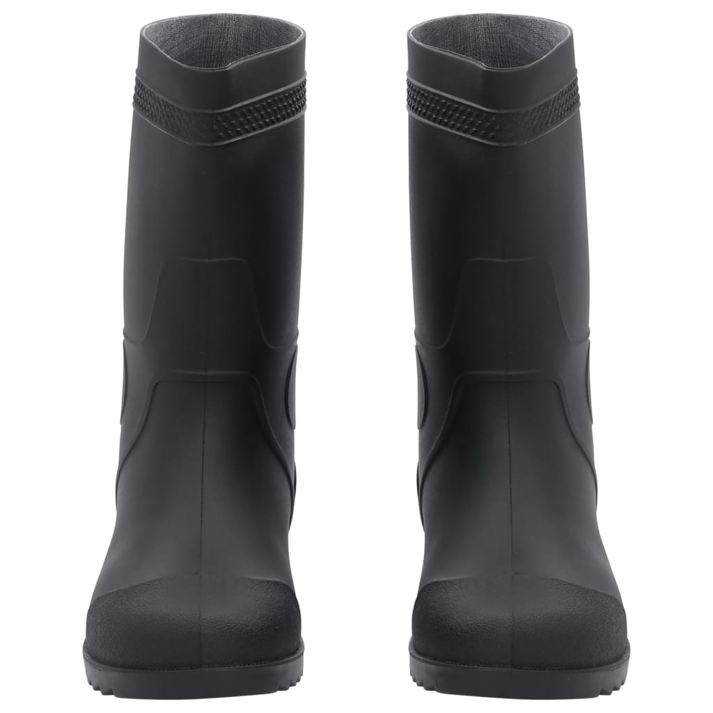 VidaXL bottes de pluie taille 41 PVC noir