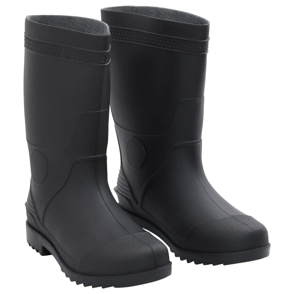 VidaXL bottes de pluie taille 42 PVC noir
