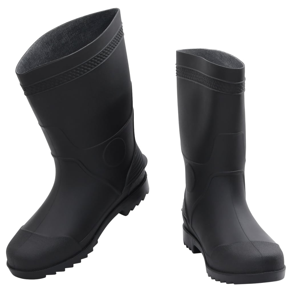 VidaXL bottes de pluie taille 42 PVC noir