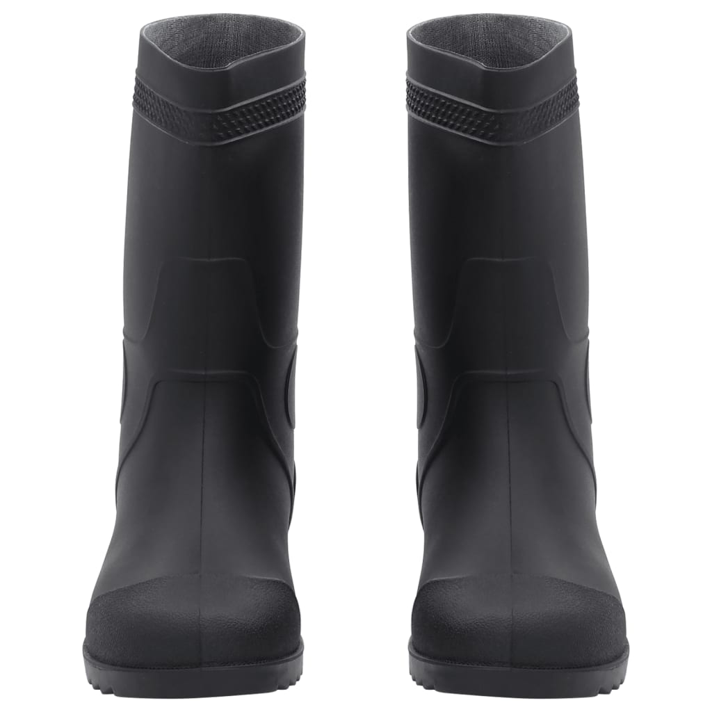 VidaXL bottes de pluie taille 42 PVC noir