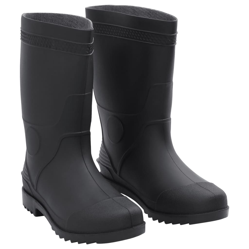 VidaXL bottes de pluie taille 43 PVC noir