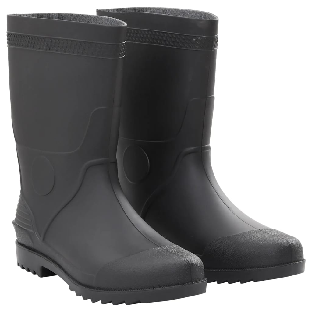 VidaXL bottes de pluie taille 44 PVC noir