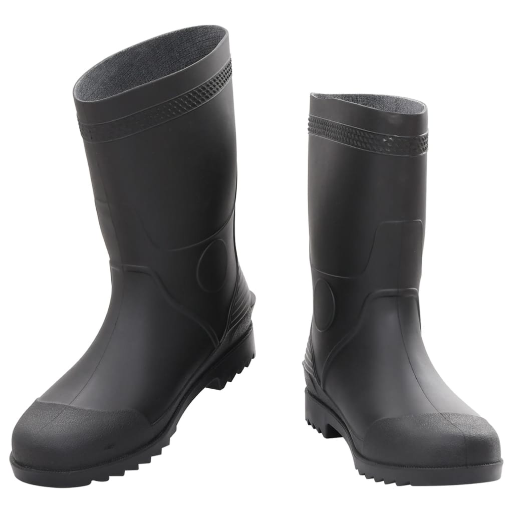 VidaXL bottes de pluie taille 44 PVC noir