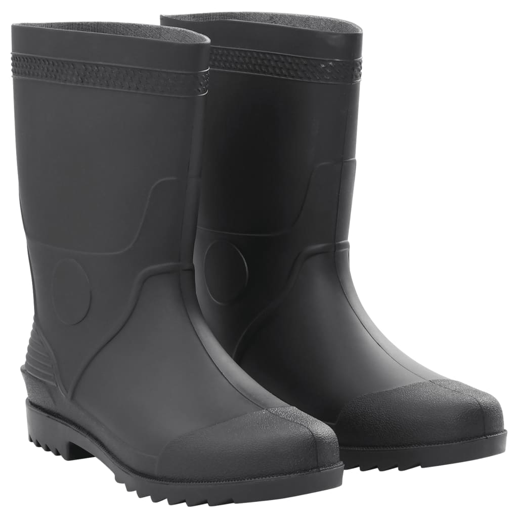 VidaXL bottes de pluie taille 46 PVC noir