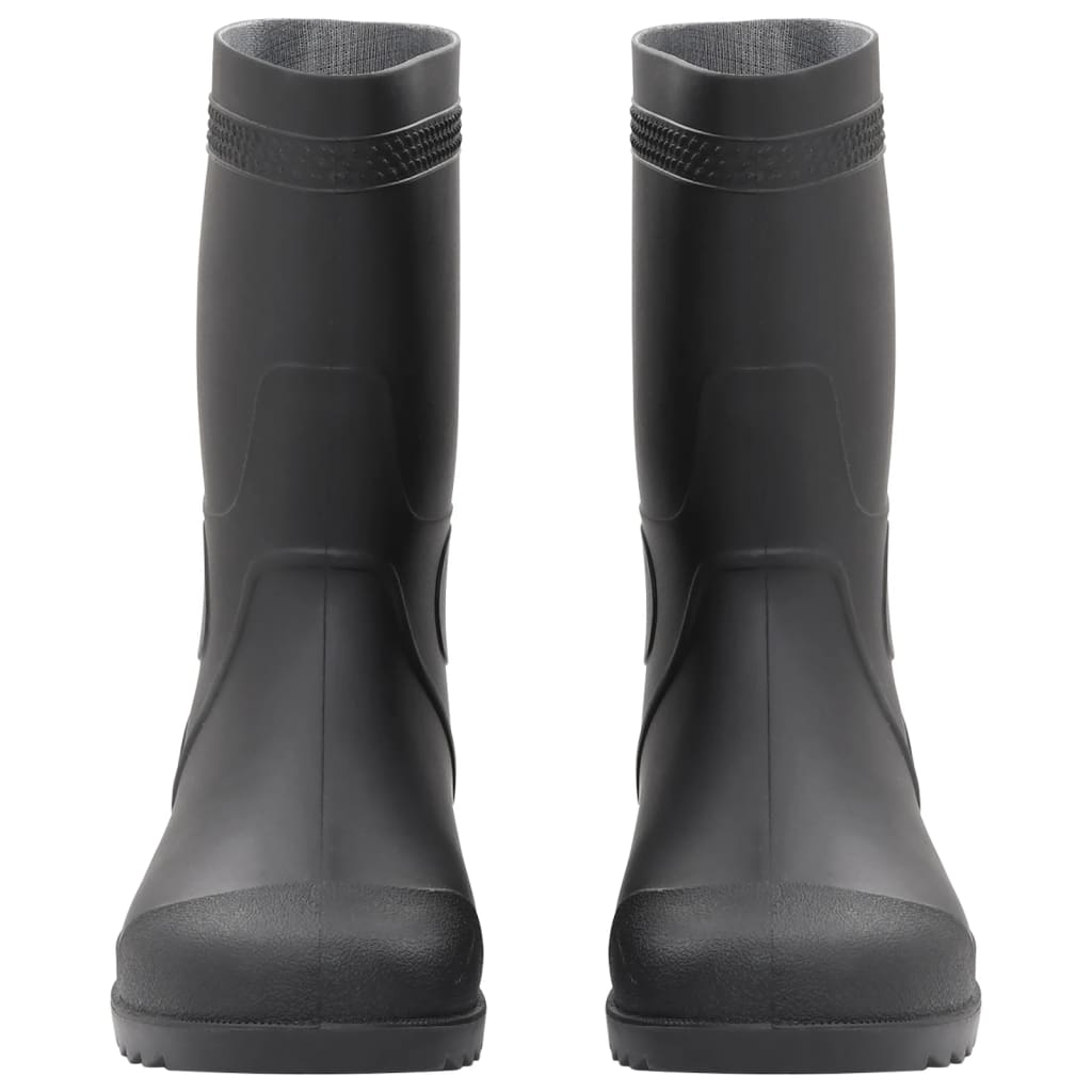 VidaXL bottes de pluie taille 46 PVC noir