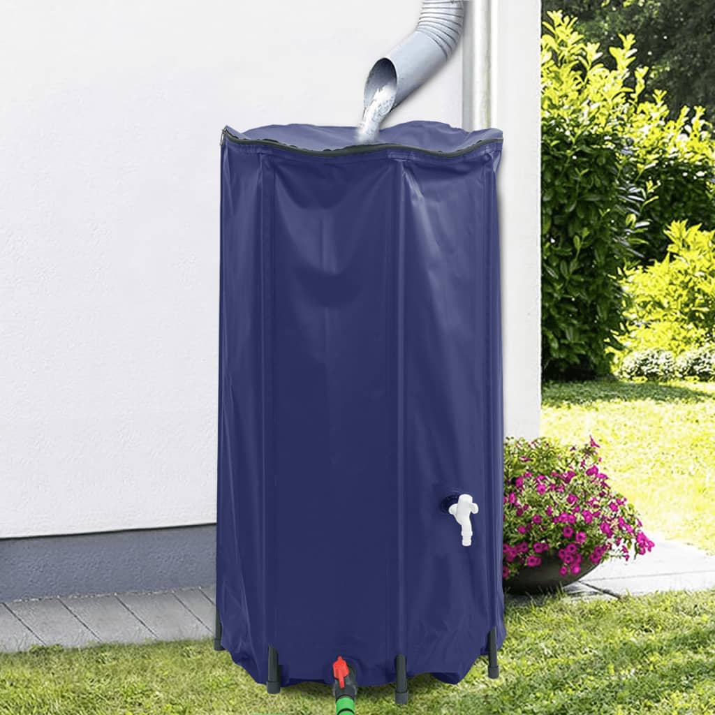 VidaXL Wassertank mit Wasserhahn klappbar 250 l PVC