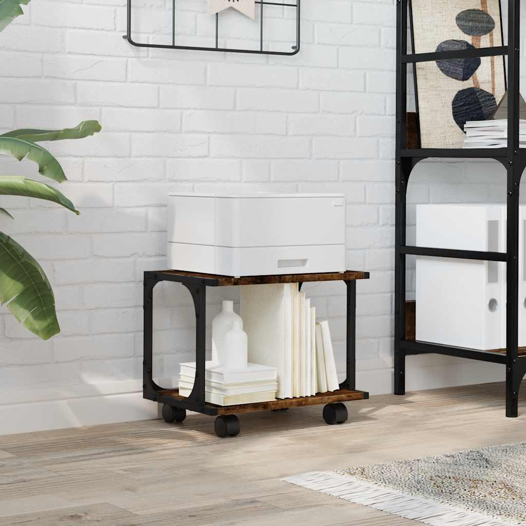 Comh-aireachta printéir Vidaxx 2-chiseal 41x28x33.5 cm darach deataithe adhmaid innealtóireachta