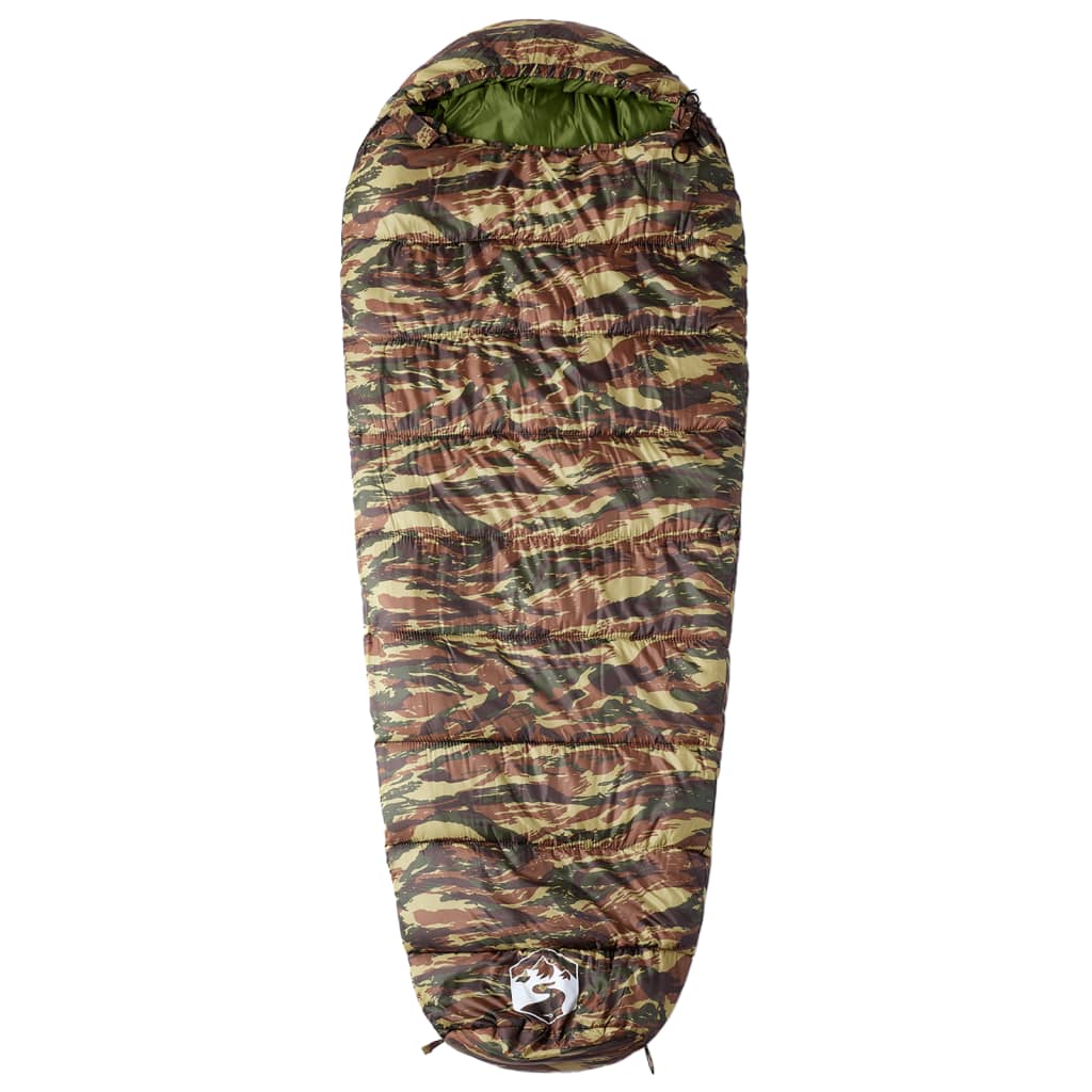 VidaXL sac de couchage momie pour adultes camping 3 saisons