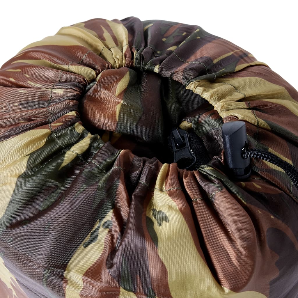 VidaXL sac de couchage momie pour adultes camping 3 saisons