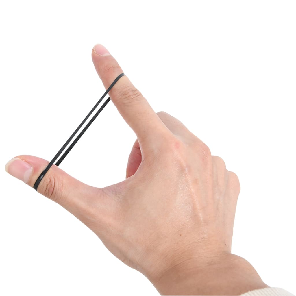 Vidaxl élastiques à cheveux cheval 500 pcs silicone noir