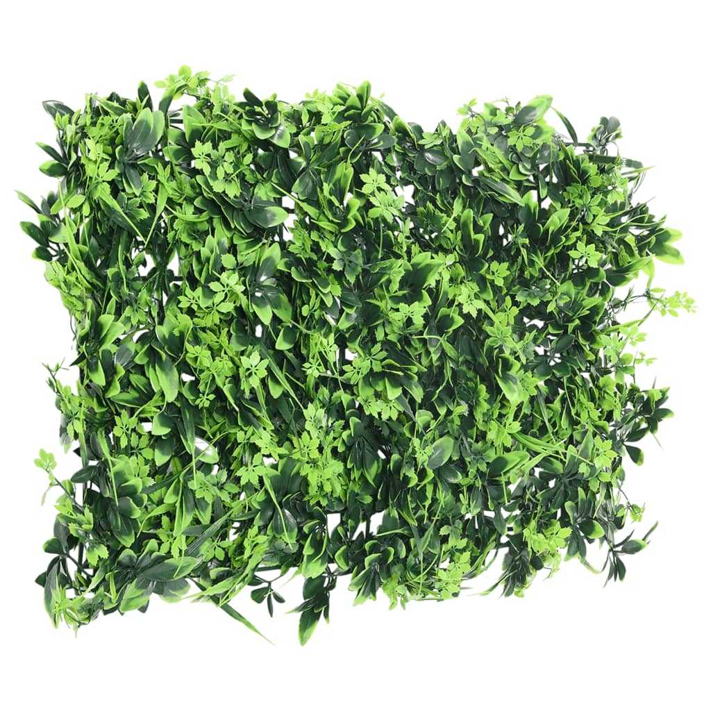 Vidaxxl fence with artificial leaves 6 pcs 40x60 cm green