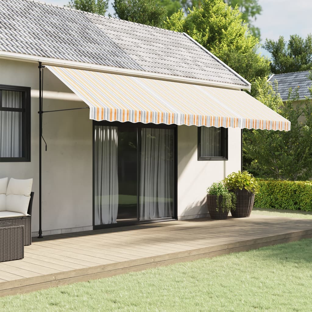 Vidaxx Ersatztuch für Markise gestreift 5x3,5 m mehrfarbig