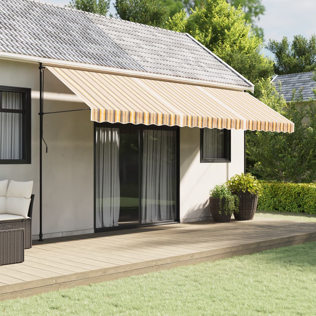 Vidaxx Ersatztuch für Markise gestreift 5x3,5 m mehrfarbig