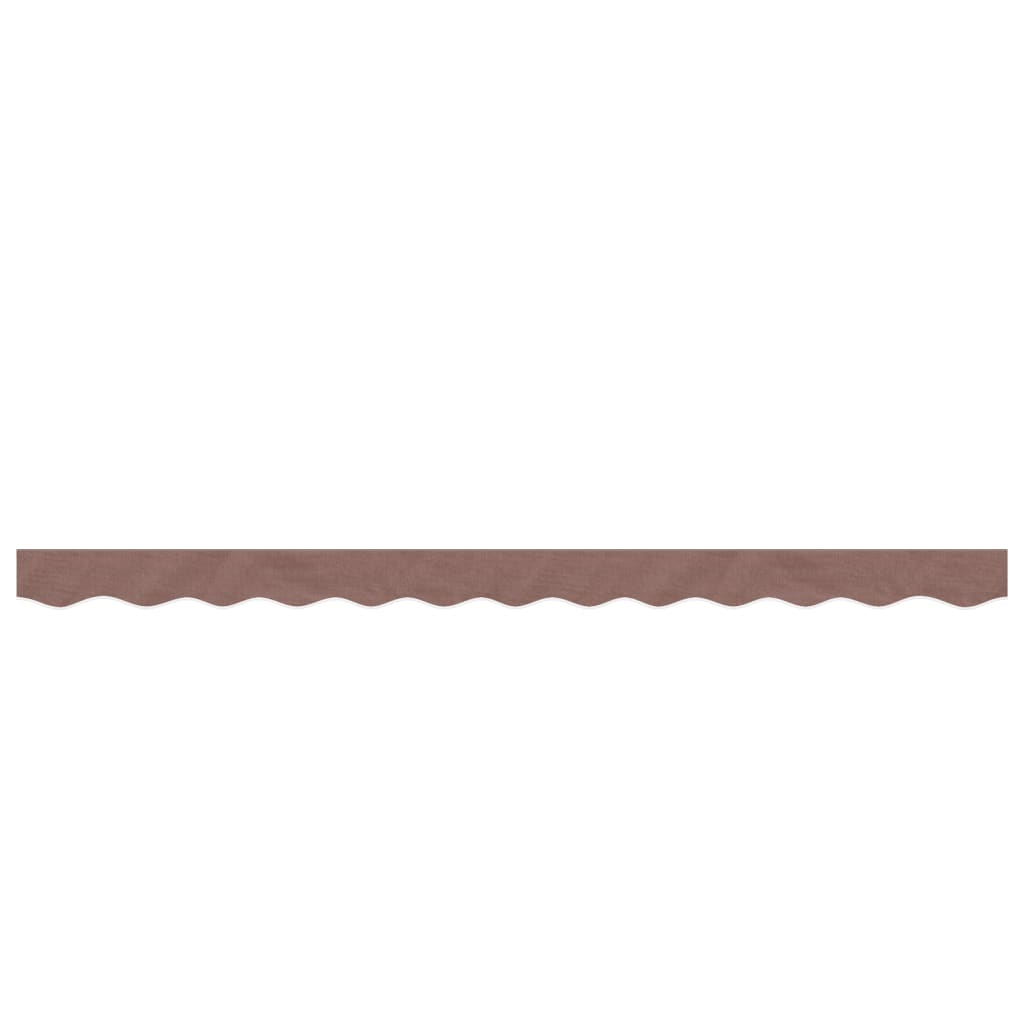 VidaXL replacement fabric for awning skirt striped 3 m brown